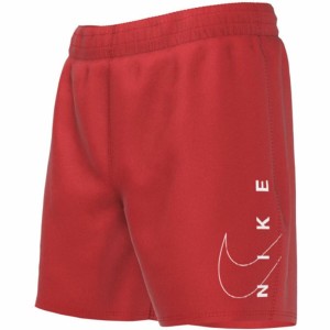 Children’s Bathing Costume Nike 4" Volley Red