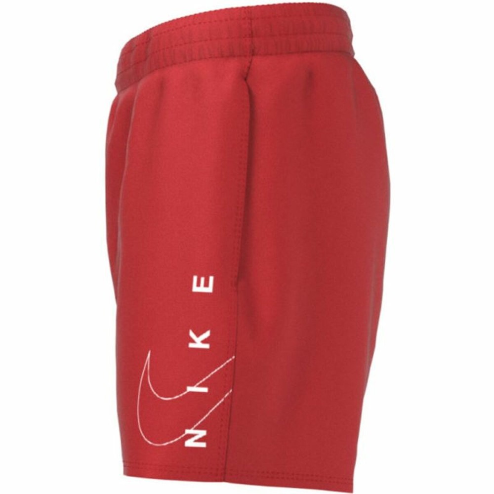 Children’s Bathing Costume Nike 4" Volley Red