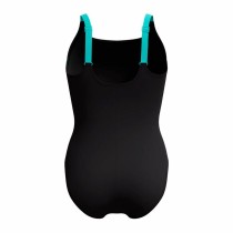 Damen Badeanzug Speedo Shaping Solid Splice Schwarz