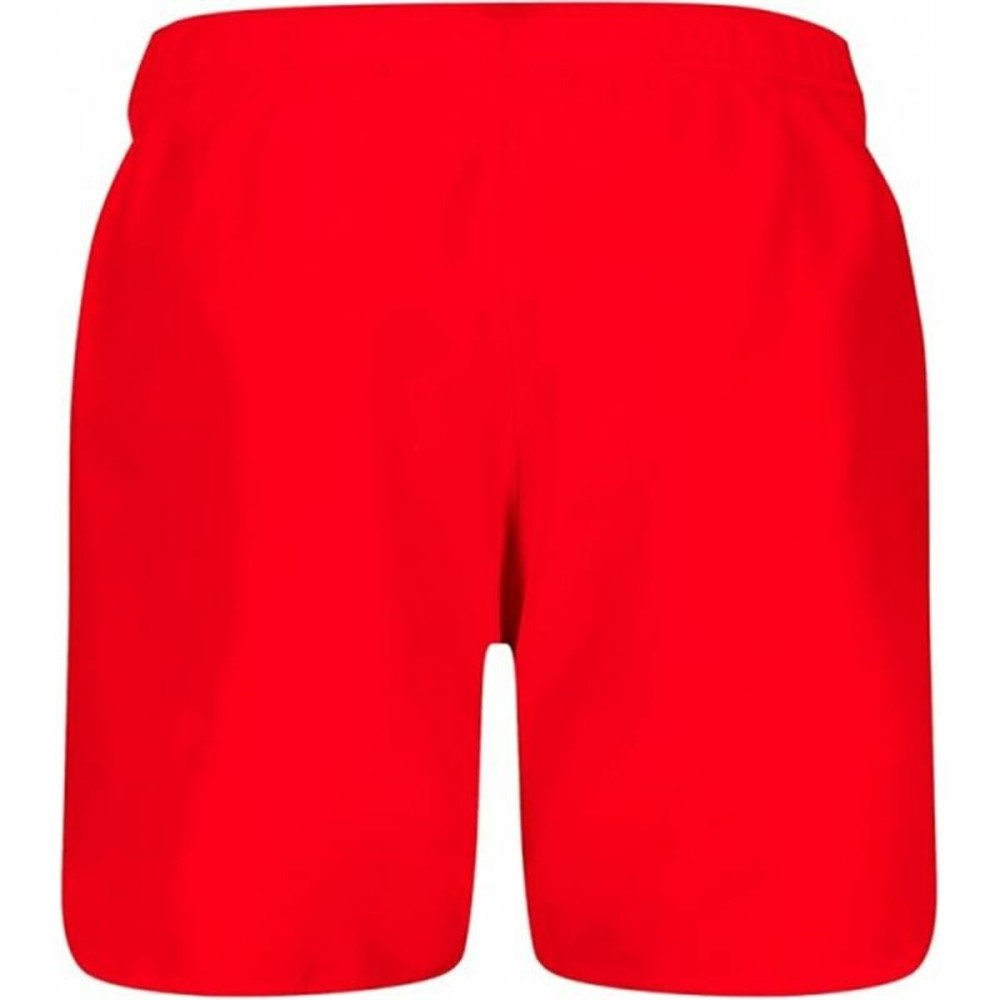 Herren Badehose Puma Swim Cats Mid Rot