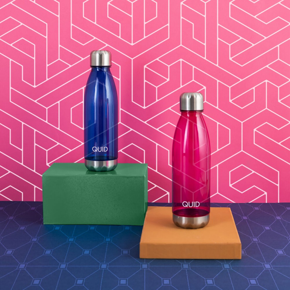 Water bottle Quid Sarao Blue Plastic 750 ml (24 Units)