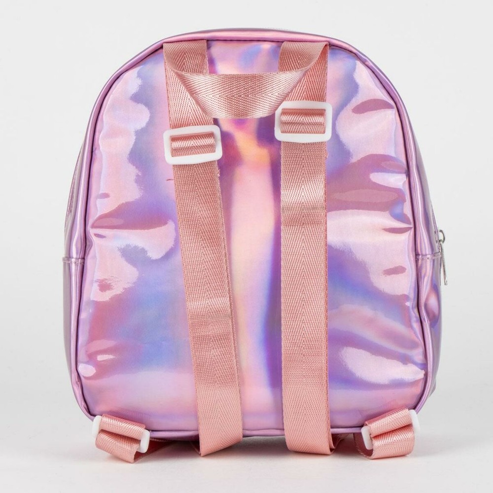 Casual Backpack Minnie Mouse Pink 23 x 23 x 8 cm