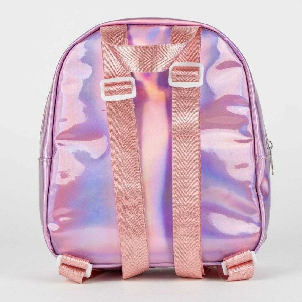 Casual Backpack Minnie Mouse Pink 23 x 23 x 8 cm
