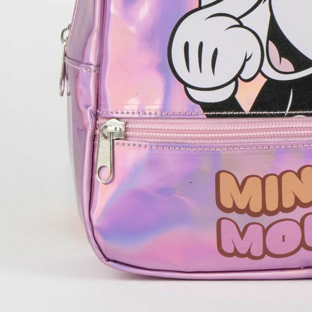 Sac à dos Casual Minnie Mouse Rose 23 x 23 x 8 cm