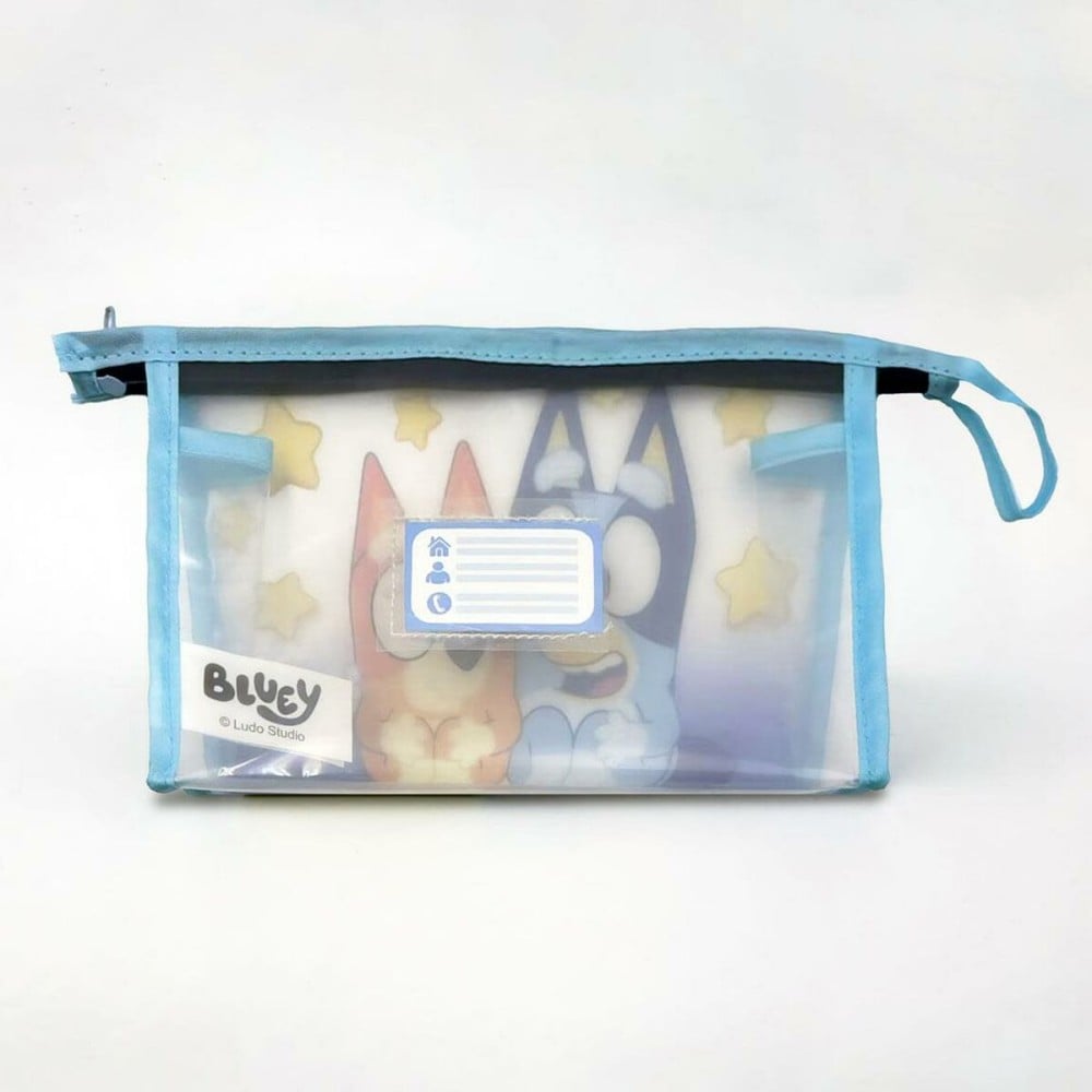 Trousse de Toilette avec Accessoires Bluey Bleu 17 x 15 x 23 cm 3 Pièces