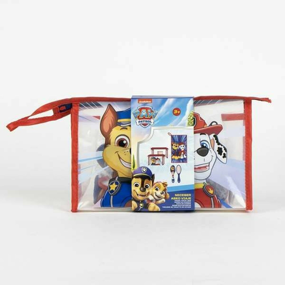 Trousse de Toilette avec Accessoires The Paw Patrol Bleu 7,5 x 16,5 x 23,5 cm 3 Pièces