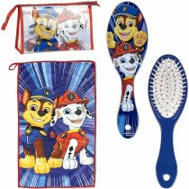 Trousse de Toilette avec Accessoires The Paw Patrol Bleu 7,5 x 16,5 x 23,5 cm 3 Pièces