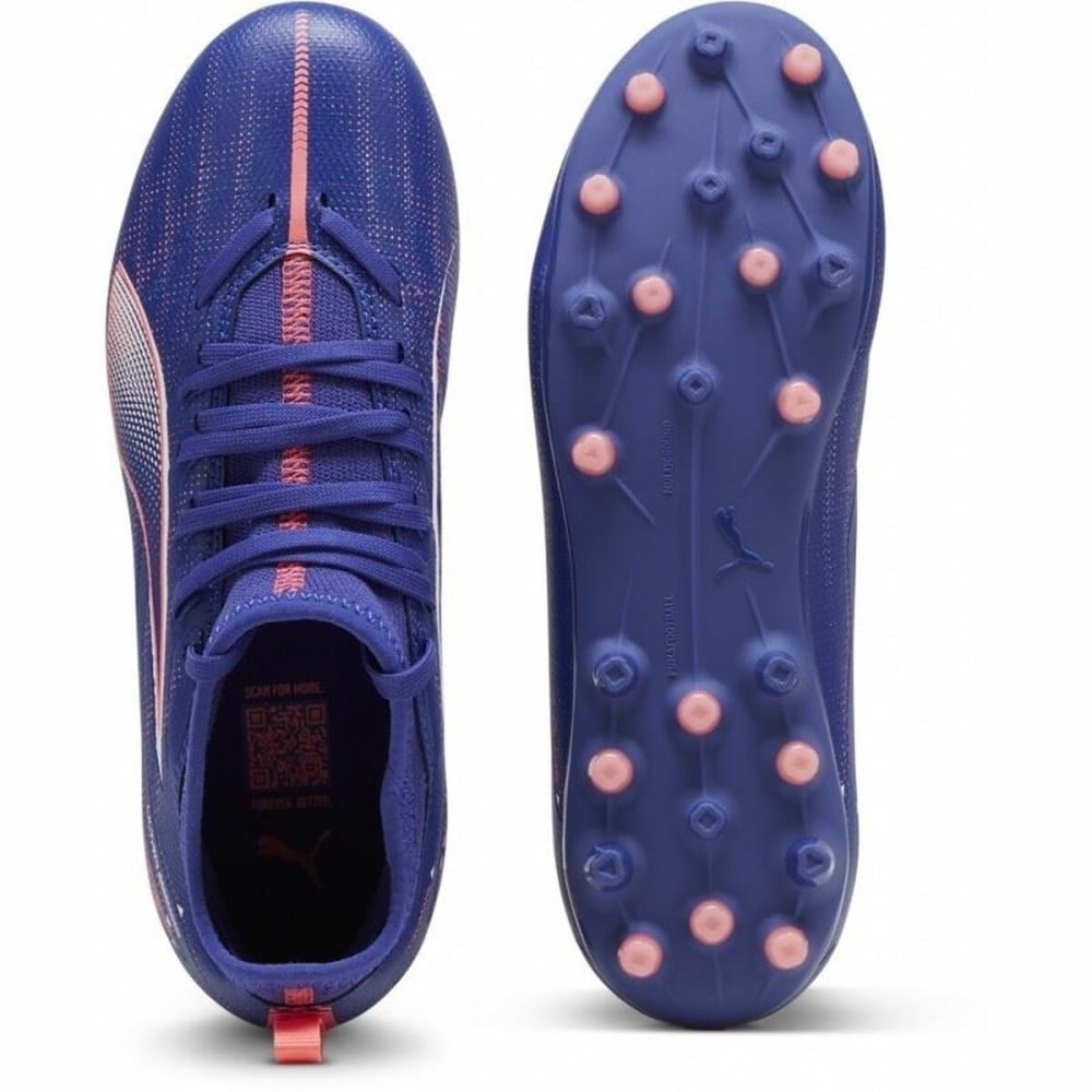 Chaussures de foot pour Enfants Puma Ultra 5 Match Mg Violet