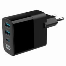 Wandladegerät GEMBIRD TA-UC-PDQC30LCD-BK-02