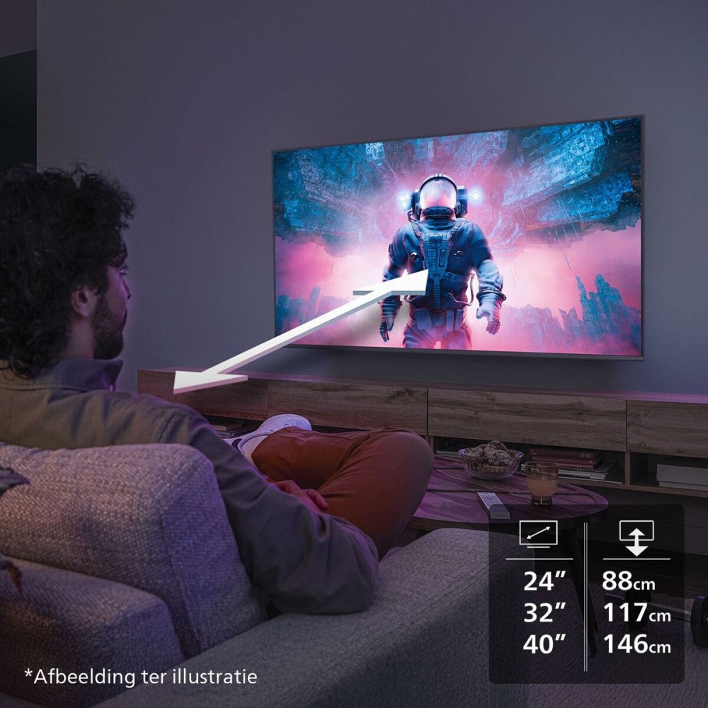 Smart TV Philips 24PHS6000/12 HD 24" LED HDR