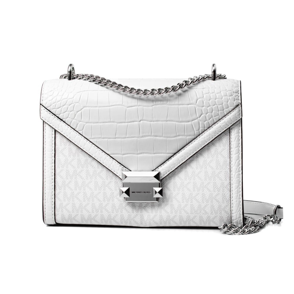 Umhängetasche Michael Kors Whitney Weiß 24 x 18 x 8 cm