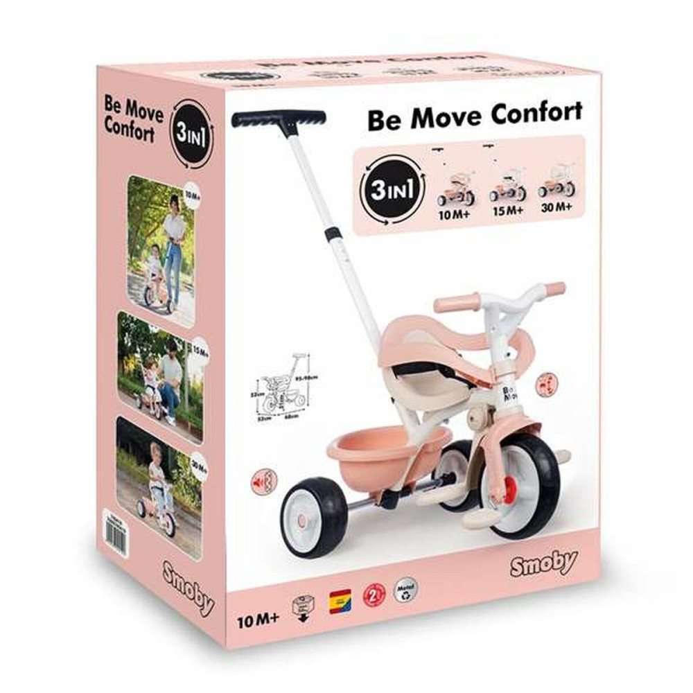 Tricycle Smoby Be Move Confort Pink