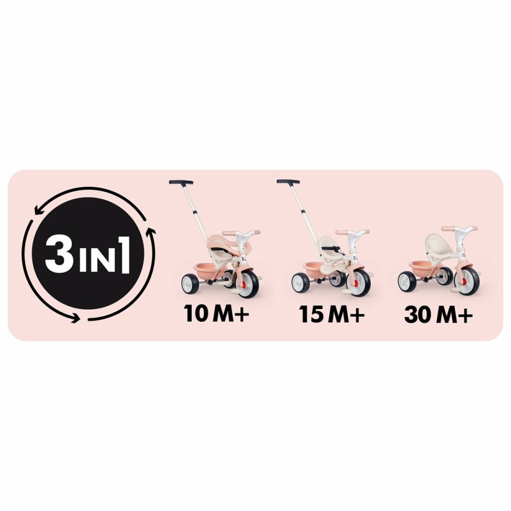 Tricycle Smoby Be Move Confort Pink