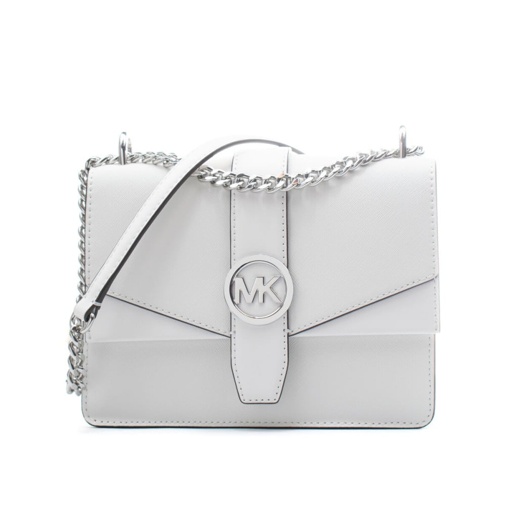 Umhängetasche Michael Kors Greenwich Weiß 20 x 18 x 6 cm