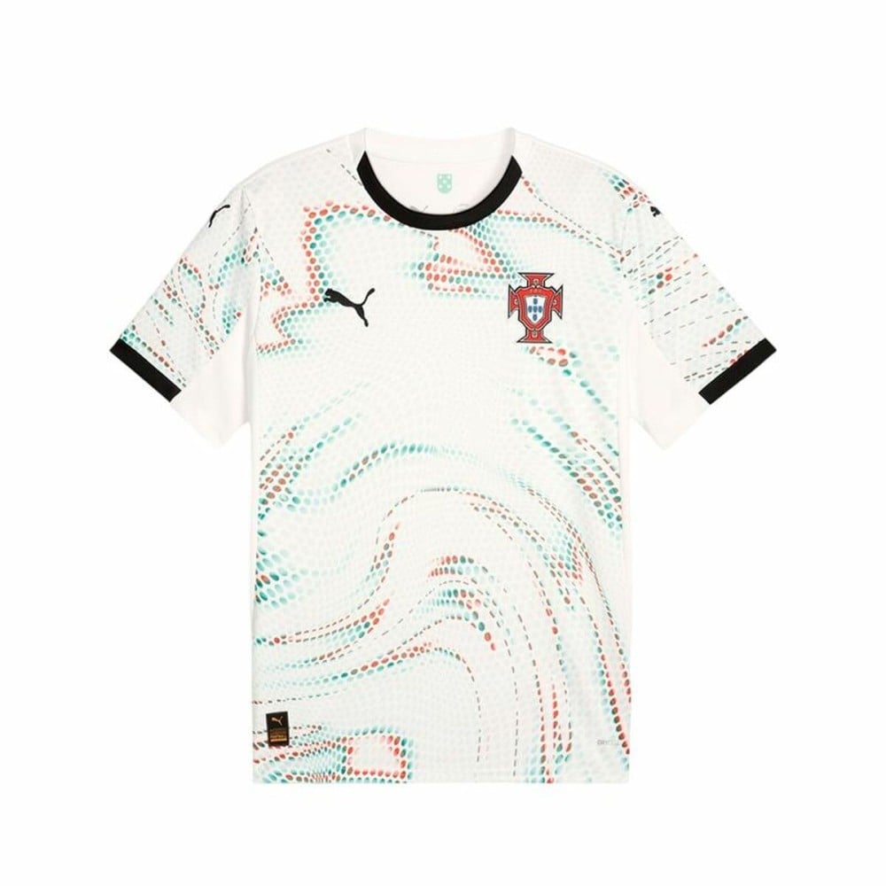 Men's Short-sleeved Football Shirt Puma Portugal Away Repl White