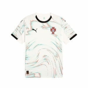 Men's Short-sleeved Football Shirt Puma Portugal Away Repl White