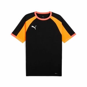 Men's Short-sleeved Football Shirt Puma Individualliga Black