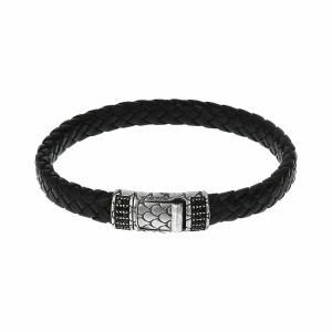 Herrenarmreif Albert M. WSOX00495.BLK
