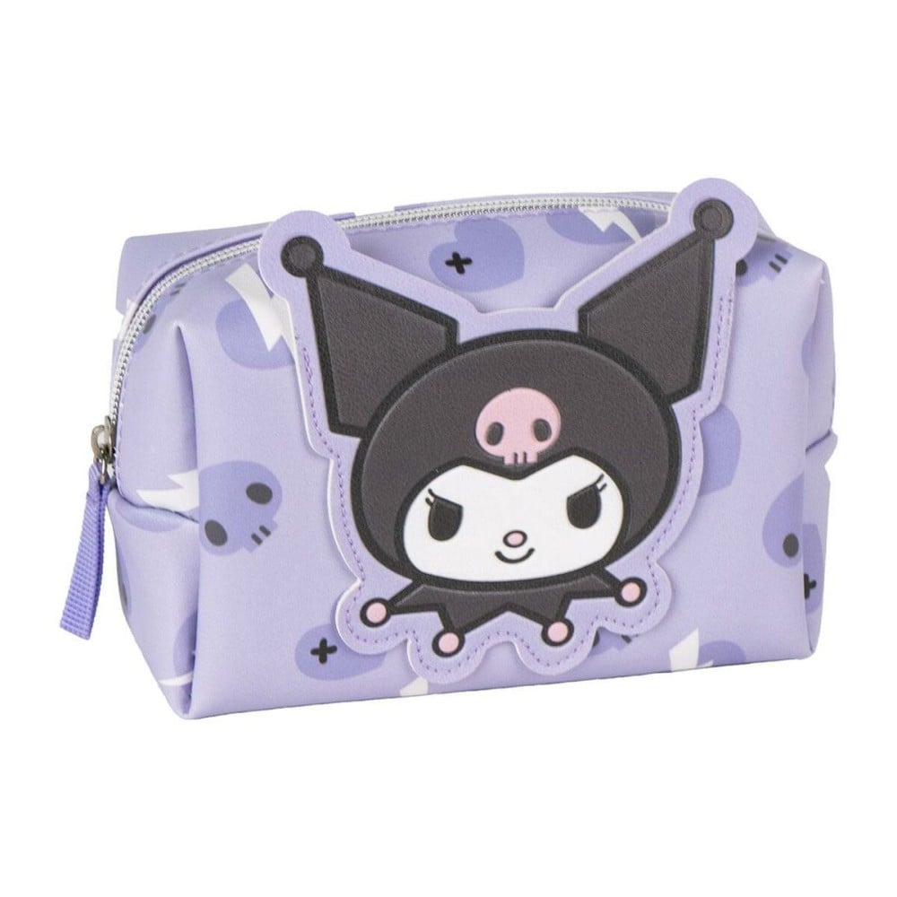 Travel Vanity Case Hello Kitty Purple 100 % Polyurethane 10 x 10 x 17.5 cm