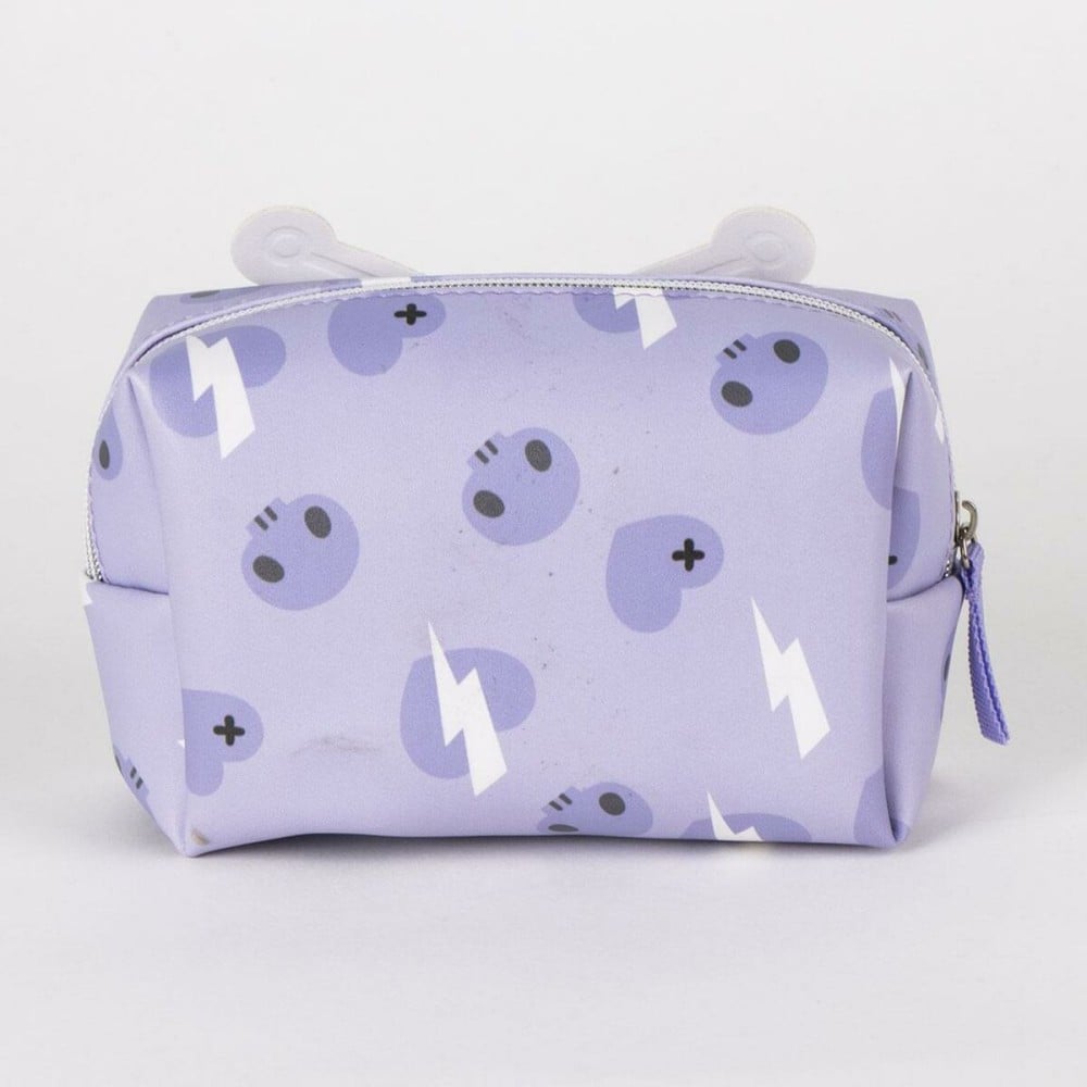 Travel Vanity Case Hello Kitty Purple 100 % Polyurethane 10 x 10 x 17.5 cm