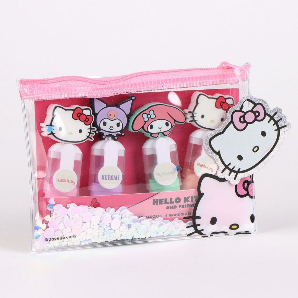 boîte de marqueurs Hello Kitty Multicouleur 5 Pièces