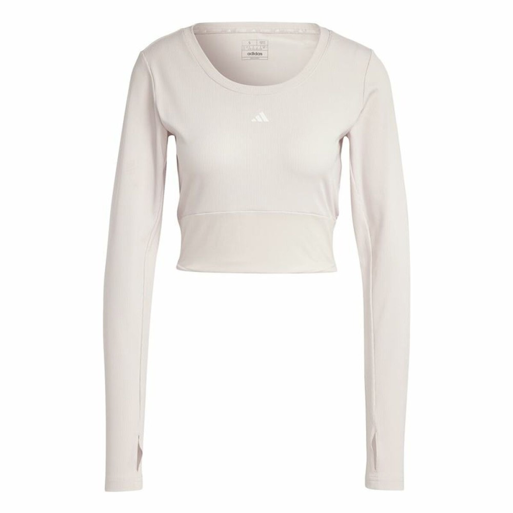 Women's long sleeve T-shirt Adidas Studio Lilac
