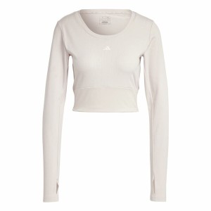 Women's long sleeve T-shirt Adidas Studio Lilac