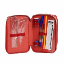 Pochette crayons Spider-Man Bleu 12,5 x 6,5 x 19,5 cm