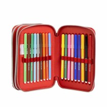 Pochette crayons Spider-Man Bleu 12,5 x 6,5 x 19,5 cm