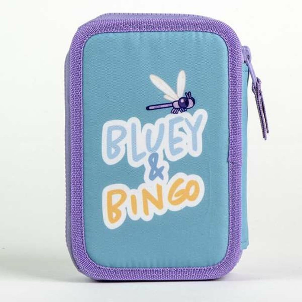 Pochette crayons Bluey Bleu clair Light Blue 12,5 x 19,5 x 4,5 cm