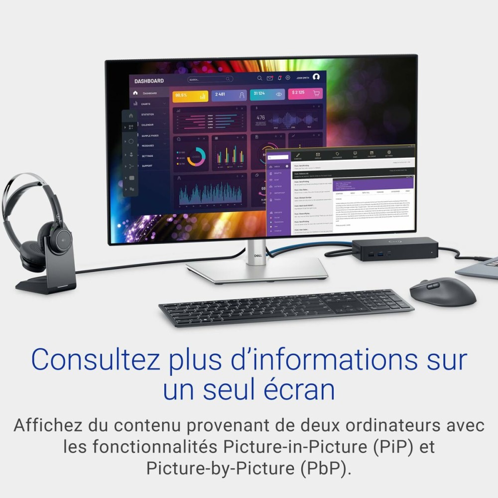 HDMI Kabel Dell DELL-U2724D 27" Quad HD