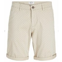 Kurze Hose Jack & Jones JPSTBOWIE SHORTS SA PRINTER MID 12230336 Beige