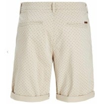 Kurze Hose Jack & Jones JPSTBOWIE SHORTS SA PRINTER MID 12230336 Beige