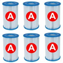 Filter für Kläranlage Intex Art A 6 Stück