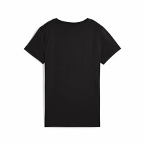 Damen Kurzarm-T-Shirt Puma Essentials Metallic Schwarz