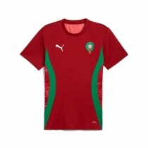 Men's Short-sleeved Football Shirt Puma Marruecos Prematch Ss Red