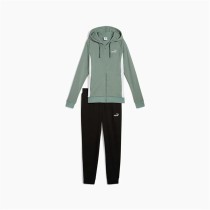 Survêtement Femme Puma Chándal Puma Hooded Sweat Suit Tr Bleu Vert