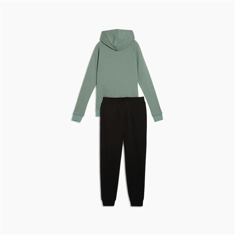 Survêtement Femme Puma Chándal Puma Hooded Sweat Suit Tr Bleu Vert