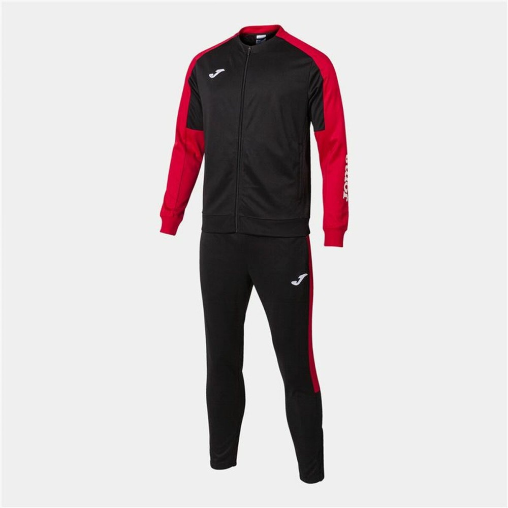 Survêtement pour Adultes Joma Sport Eco Championship Noir Rouge Enfant Homme