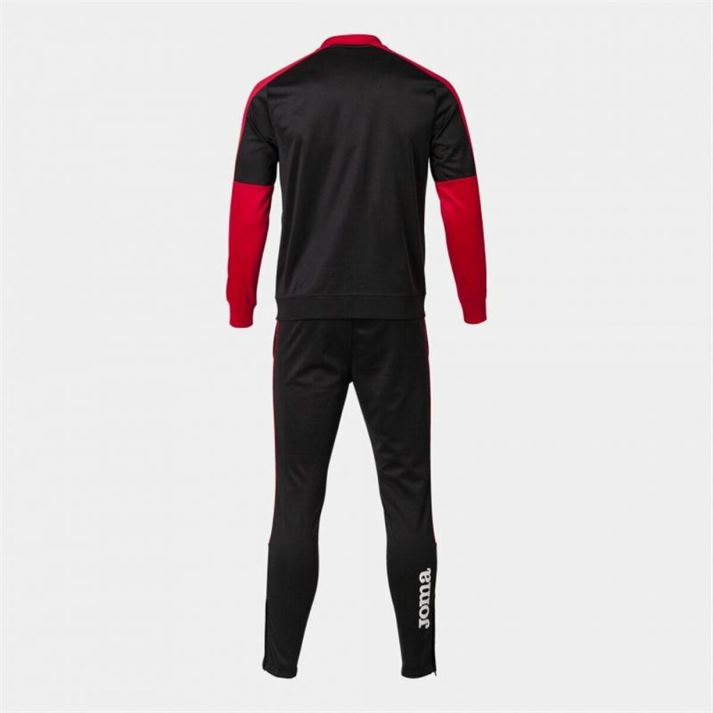 Survêtement pour Adultes Joma Sport Eco Championship Noir Rouge Enfant Homme