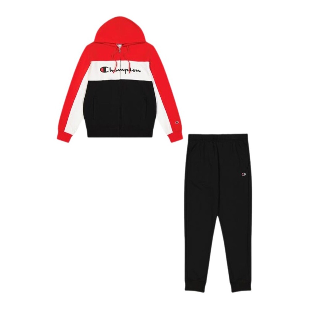 Survêtement pour Adultes Champion Champion Full Zip Suit Noir Rouge Homme