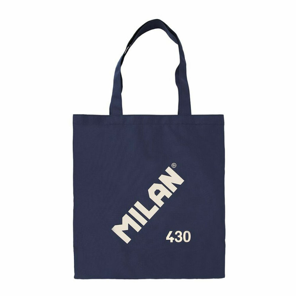 Sac en toile Milan Blue marine 41 x 38 x 0,5 cm