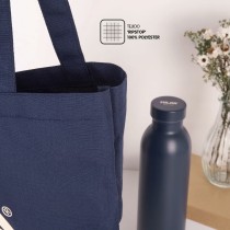 Sac en toile Milan Blue marine 41 x 38 x 0,5 cm