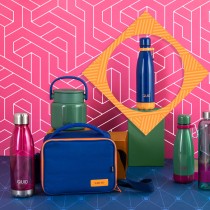 Water bottle Quid Sarao Pink Plastic 750 ml (24 Units)