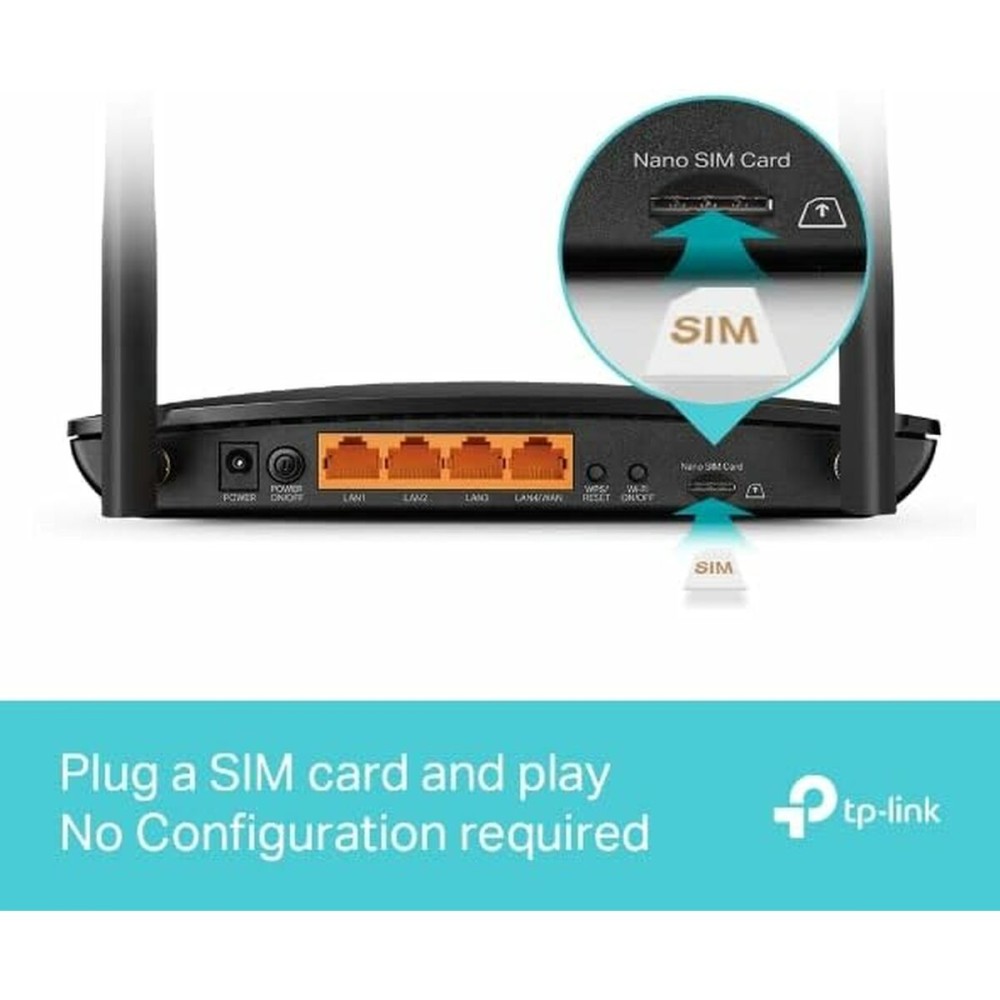 Router TP-Link MR500 White Black Wi-Fi 5 GHz RJ45 Ethernet LAN