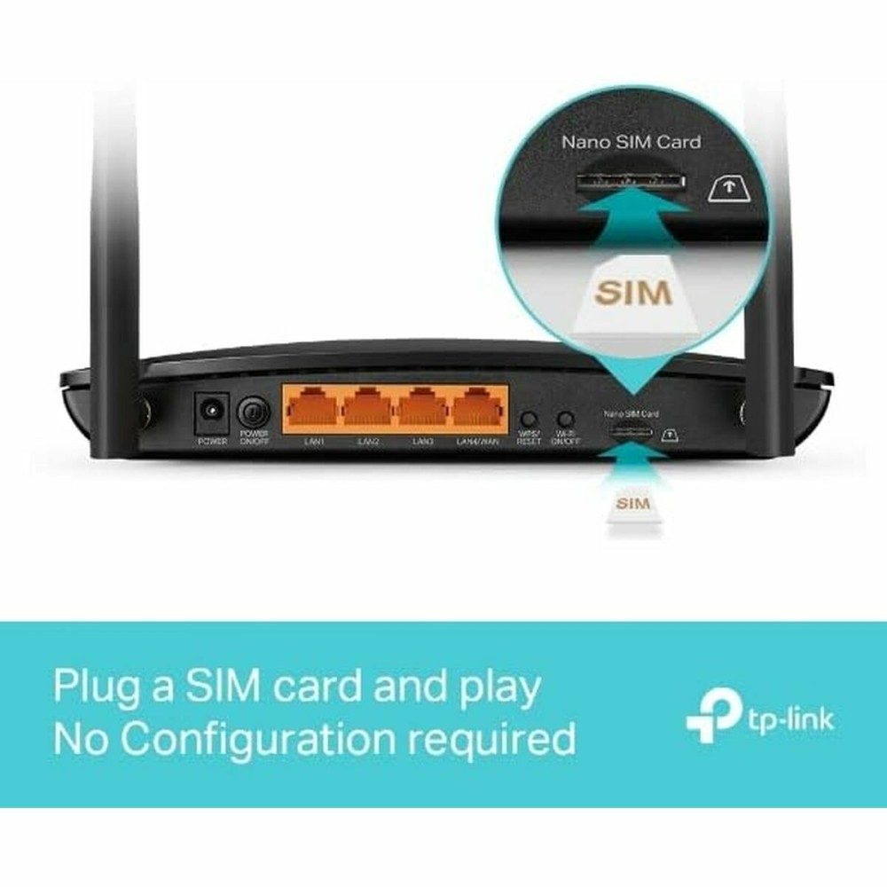 Router TP-Link MR500 White Black Wi-Fi 5 GHz RJ45 Ethernet LAN