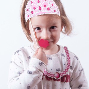 Accessoires Princesse pour Photos Amusantes (pack de 12)