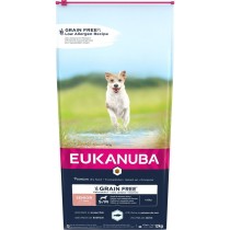 Nourriture Eukanuba Grain Free Senior small/medium breed Senior Poisson 12 kg