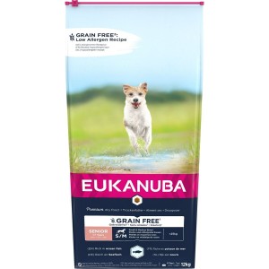 Fodder Eukanuba Grain Free Senior small/medium breed Senior Fish 12 kg