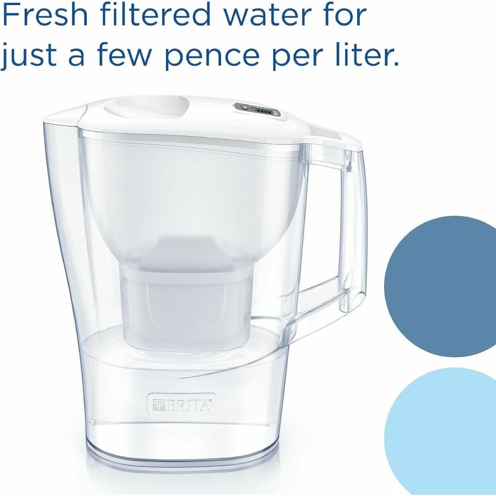 Carafe Filtrante Brita ALUNA Blanc Transparent Plastique 2,4 L